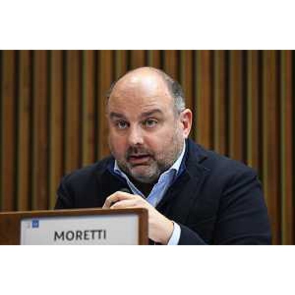 Il capogruppo del Pd, Diego Moretti - Il capogruppo del Pd, Diego Moretti