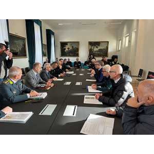 Il Comitato provinciale per l'ordine e la sicurezza pubblica riunitosi oggi a Udine - Il Comitato provinciale per l'ordine e la sicurezza pubblica riunitosi oggi a Udine