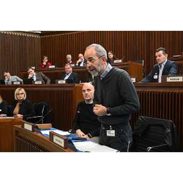 Il sindacalista Alessandro Paschini (Slc Cgil) - Il sindacalista Alessandro Paschini (Slc Cgil)