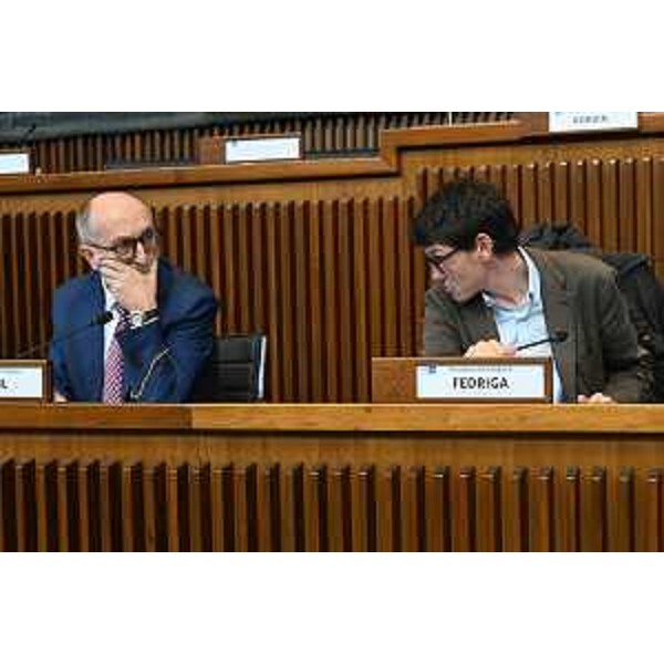 L'assessore Riccardo Riccari e il presidente Nicola Conficoni (Pd) - L'assessore Riccardo Riccari e il presidente Nicola Conficoni (Pd)