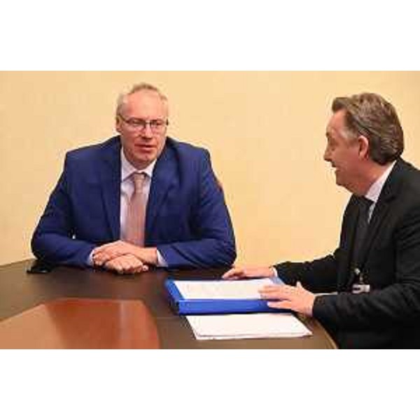 Il presidente del Cr Fvg. Mauro Bordin, e il sindaco di Romans d'Isonzo, Michele Calligaris - Il presidente del Cr Fvg. Mauro Bordin, e il sindaco di Romans d'Isonzo, Michele Calligaris