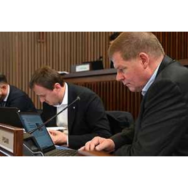 Da destra; Marko Pisani (Ssk) e Massimiliano Pozzo (Pd) - Da destra; Marko Pisani (Ssk) e Massimiliano Pozzo (Pd)