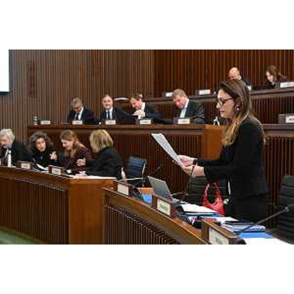 Un momento della seduta d'Aula per il ddl 28 - Un momento della seduta d'Aula per il ddl 28