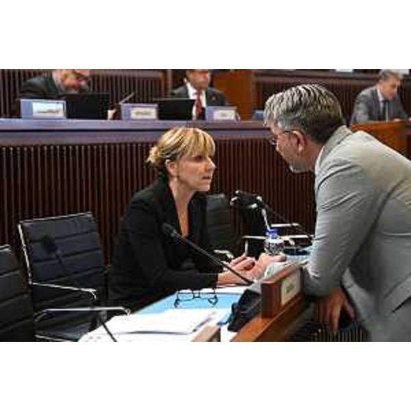 I leghisti Lucia Buna e Antonio Calligaris - I leghisti Lucia Buna e Antonio Calligaris