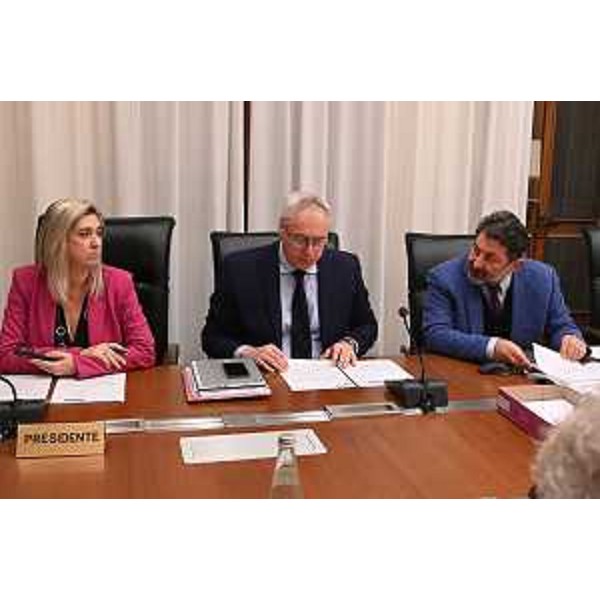 Il presidente del Cr Fvg, Mauro Bordin (al centro nella foto,) accanto all'assessore regionale Cristina Amirante durante la seduta della Giunta per le nomine - Il presidente del Cr Fvg, Mauro Bordin (al centro nella foto,) accanto all'assessore regionale Cristina Amirante durante la seduta della Giunta per le nomine