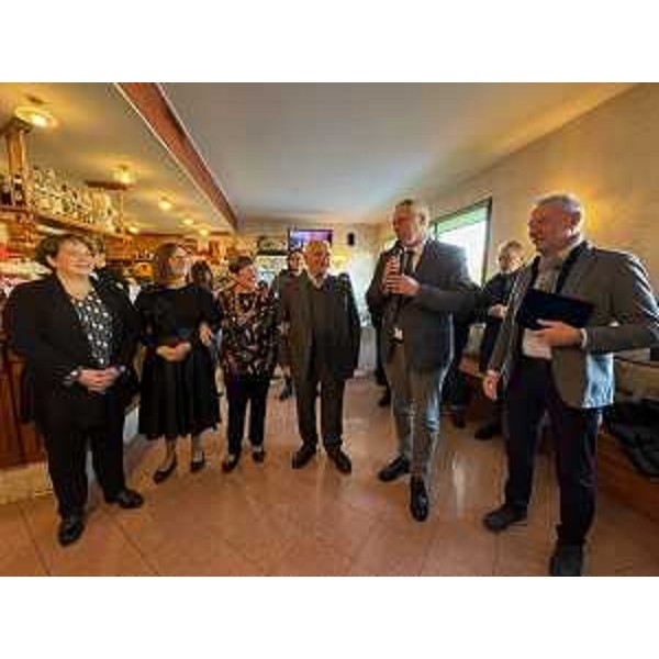 L'intervento del presidente del Cr Fvg, Mauro Bordin, all'osteria Salmaso di Latisana - L'intervento del presidente del Cr Fvg, Mauro Bordin, all'osteria Salmaso di Latisana