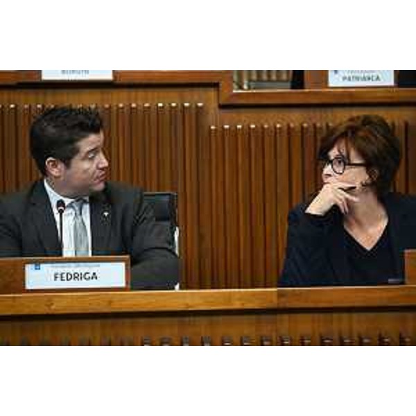 Il presidente della II Commissione, Markus Maurmair (FdI) e l'assessore regionale al Lavoro, Alessia Rosolen - Il presidente della II Commissione, Markus Maurmair (FdI) e l'assessore regionale al Lavoro, Alessia Rosolen