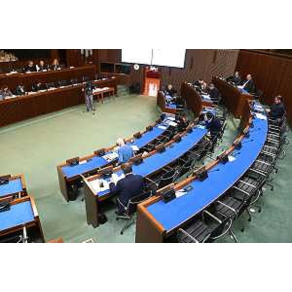 Una fase della seduta della II Commissione - Una fase della seduta della II Commissione