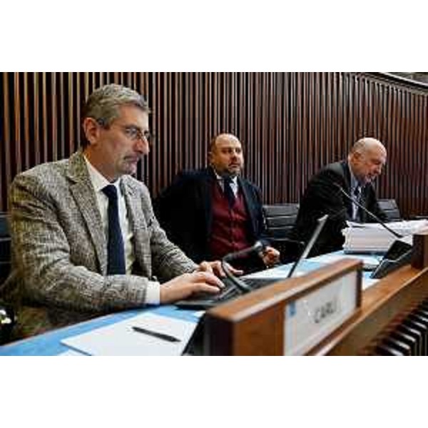 Andrea Carli, Diego Moretti e Roberto Cosolini (Pd) - Andrea Carli, Diego Moretti e Roberto Cosolini (Pd)