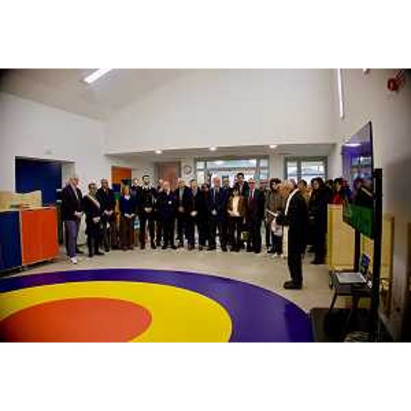 Un altro momento della cerimonia di inaugurazione: il presidente Bordin è il primo da sinistra - Un altro momento della cerimonia di inaugurazione: il presidente Bordin è il primo da sinistra