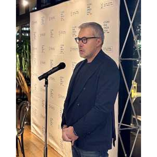 L'assessore alle Attività produttive e turismo Sergio Emidio Bini all'evento organizzato al ristorante Berth One di Tokyo da PromoTurismo Fvg - L'assessore alle Attività produttive e turismo Sergio Emidio Bini all'evento organizzato al ristorante Berth One di Tokyo da PromoTurismo Fvg