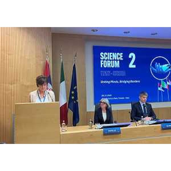 L'assessore Rosolen nel corso del suo intervento - L'assessore Rosolen nel corso del suo intervento