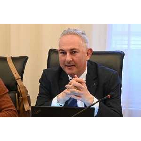 Il presidente della I Commissione, Alessandro Basso (FdI) - Il presidente della I Commissione, Alessandro Basso (FdI)
