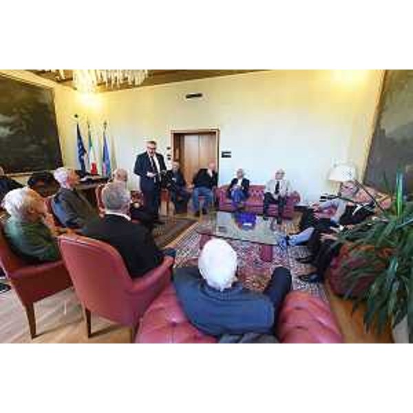 L'incontro svoltosi nel salottino di rappresentanza del Consiglio regionale - L'incontro svoltosi nel salottino di rappresentanza del Consiglio regionale