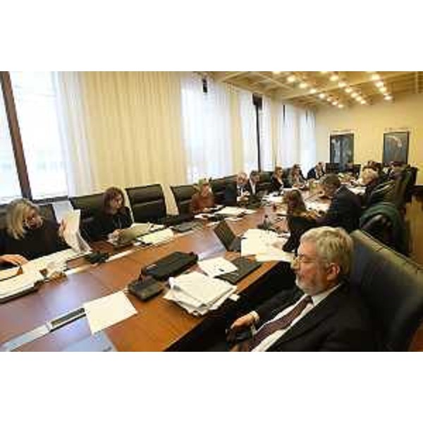 Un momento della seduta della I Commissione consiliare - Un momento della seduta della I Commissione consiliare