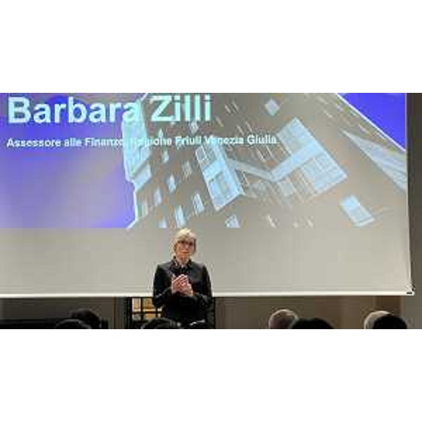 L'assessore regionale alle Finanze Barbara Zilli - L'assessore regionale alle Finanze Barbara Zilli