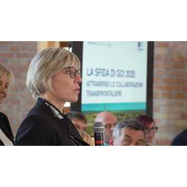 L'assessore Zilli nel corso del suo intervento - L'assessore Zilli nel corso del suo intervento