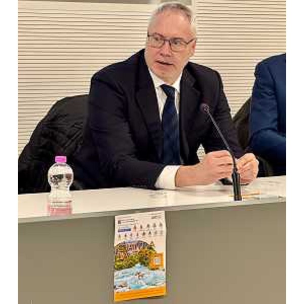 Il presidente Bordin intervene alla presentazione del progetto "Cjant a la Tor" - Il presidente Bordin intervene alla presentazione del progetto "Cjant a la Tor"