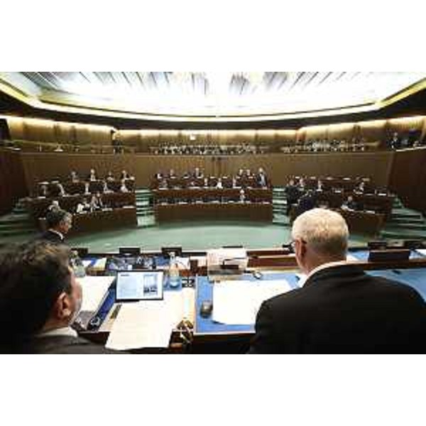 I lavori dell'Aula guidati dal presidente del Cr Fvg, Mauro Bordin - I lavori dell'Aula guidati dal presidente del Cr Fvg, Mauro Bordin