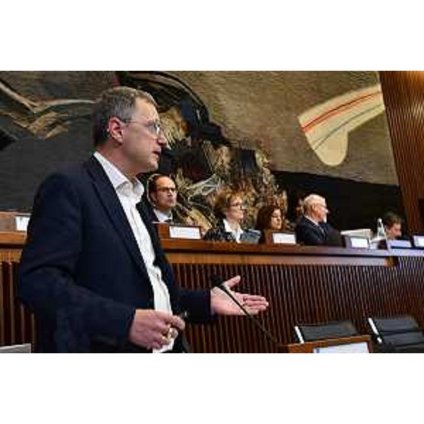 L'assessore regionale Stefano Zannier durante il suo intervento in Aula in occasione della discussione della legge di Stabilità - L'assessore regionale Stefano Zannier durante il suo intervento in Aula in occasione della discussione della legge di Stabilità