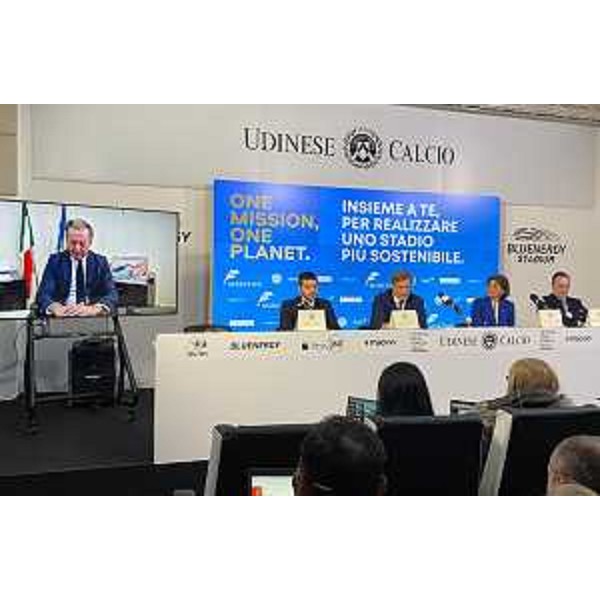 Il videomessaggio dell'assessore alla Difesa dellAmbiente Fabio Scoccimarro durante la presentazione a Udine della campagna "One Mission, One Planet". - Il videomessaggio dell'assessore alla Difesa dellAmbiente Fabio Scoccimarro durante la presentazione a Udine della campagna "One Mission, One Planet".