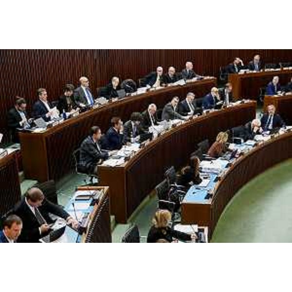 L'Aula durante i lavori - L'Aula durante i lavori