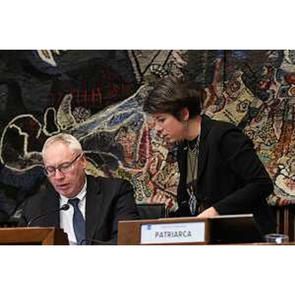 Il presidente del Cr Fvg, Mauro Bordin, con Giulia Massolino (Patto-Civ) - Il presidente del Cr Fvg, Mauro Bordin, con Giulia Massolino (Patto-Civ)