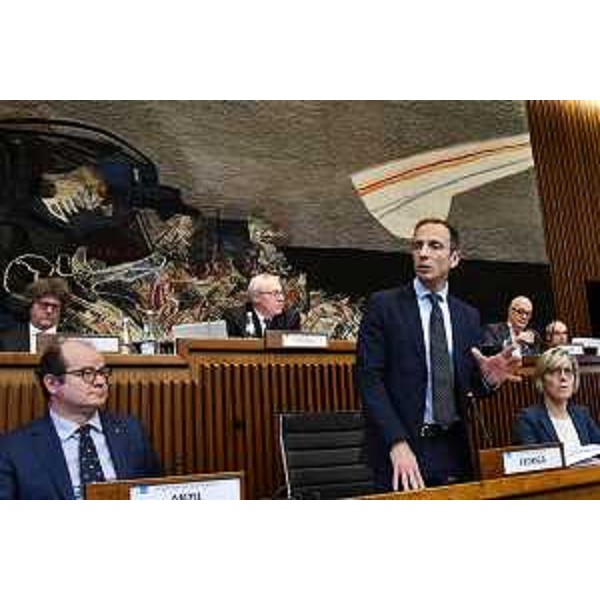 Il governatore del Friuli Venezia Giulia Massimiliano Fedriga durante la discussione in Consiglio regionale sulla Manovra finanziaria composta dalla Legge di stabilità 2025, dal Bilancio di previsione per gli anni 2025-2027 e dalla Legge collegata alla manovra di bilancio 2025-2027 - Il governatore del Friuli Venezia Giulia Massimiliano Fedriga durante la discussione in Consiglio regionale sulla Manovra finanziaria composta dalla Legge di stabilità 2025, dal Bilancio di previsione per gli anni 2025-2027 e dalla Legge collegata alla manovra di bilancio 2025-2027