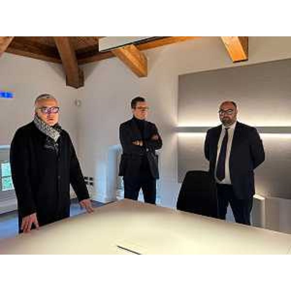 L'assessore Bini, il direttore centrale alle Attività produttive Giordano e il direttore di PromoturismoFvg Mestroni - L'assessore Bini, il direttore centrale alle Attività produttive Giordano e il direttore di PromoturismoFvg Mestroni