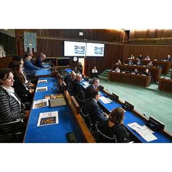 L'intervento del vicepresidente Francesco Russo nel corso della conferenza stampa - L'intervento del vicepresidente Francesco Russo nel corso della conferenza stampa