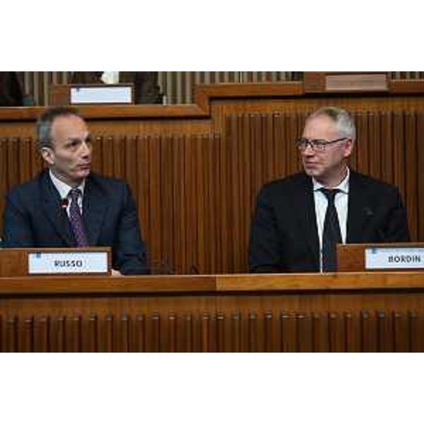 Il presidente del Cr Fvg Mauro Bordin (a dx) e il vicepresidente Francesco Russo alla conferenza stampa di fine anno - Il presidente del Cr Fvg Mauro Bordin (a dx) e il vicepresidente Francesco Russo alla conferenza stampa di fine anno