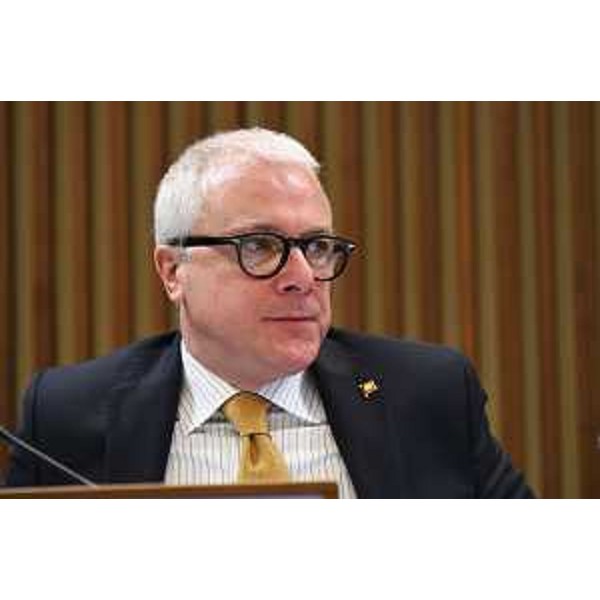 Il capogruppo di Forza Italia, Andrea Cabibbo - Il capogruppo di Forza Italia, Andrea Cabibbo