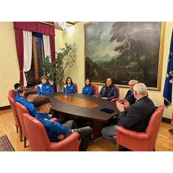 L'incontro in salottino presidenziale di piazza Oberdan a Trieste - L'incontro in salottino presidenziale di piazza Oberdan a Trieste