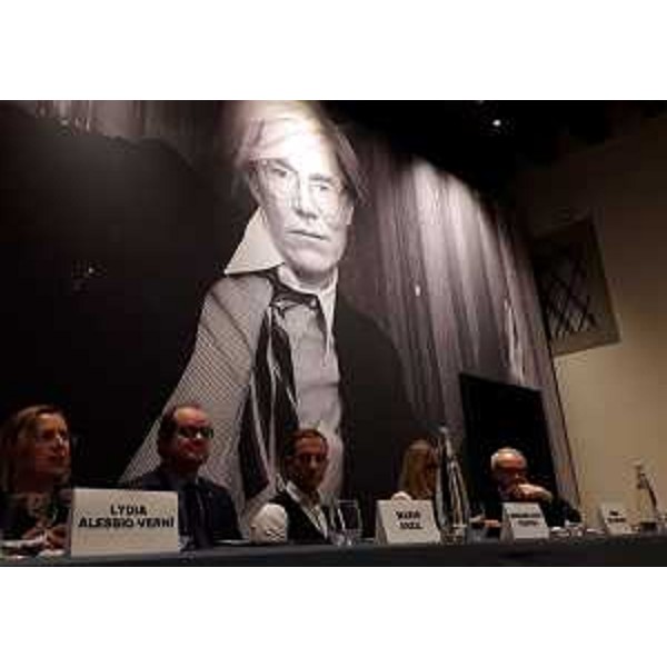 Un momento della conferenza stampa. - Un momento della conferenza stampa.