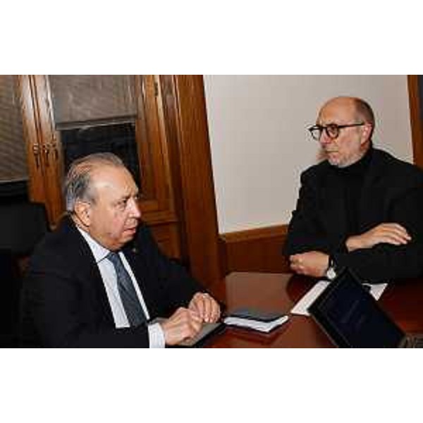 Lassessore regionale alla Salute e politiche sociali Riccardo Riccardi e il nuovo Garante regionale per i diritti della persona, Enrico Sbriglia. - Lassessore regionale alla Salute e politiche sociali Riccardo Riccardi e il nuovo Garante regionale per i diritti della persona, Enrico Sbriglia. 