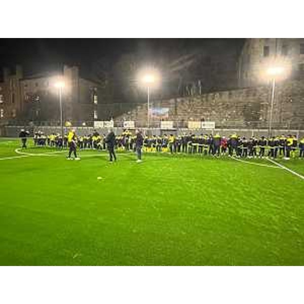 Il manto sintetico del nuovo campo di calcio di Villa Ara a Trieste - Il manto sintetico del nuovo campo di calcio di Villa Ara a Trieste