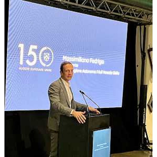 L'intervento del governatopre Fedriga all'evento per i 150 anni dell'Asu - L'intervento del governatopre Fedriga all'evento per i 150 anni dell'Asu