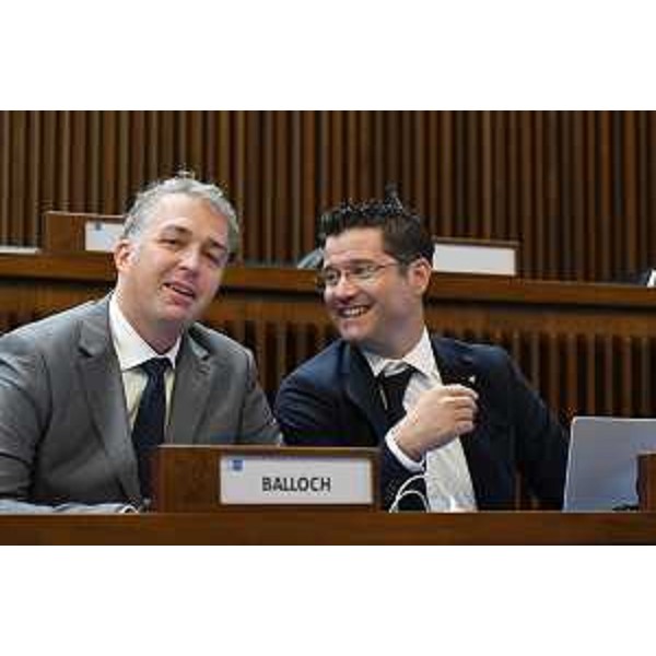 Markus Maurmair (a destra nella foto) e Stefano Balloch, consiglieri regionali di Fratelli d'Italia - Markus Maurmair (a destra nella foto) e Stefano Balloch, consiglieri regionali di Fratelli d'Italia