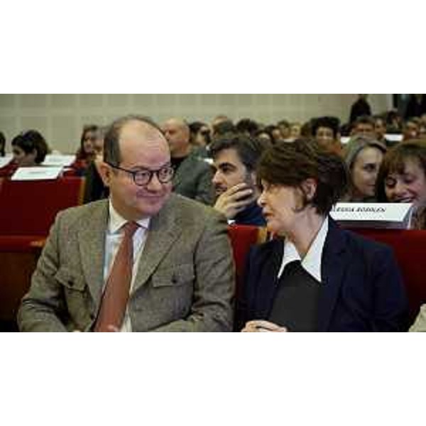 Il vice governatore con delega alla Cultura Mario Anzil e l'assessore regionale all'Istruzione e formazione Alessia Rosolen all'inaugurazione dell'anno accademico dell'Accademia di Belle arti "Tiepolo" - Il vice governatore con delega alla Cultura Mario Anzil e l'assessore regionale all'Istruzione e formazione Alessia Rosolen all'inaugurazione dell'anno accademico dell'Accademia di Belle arti "Tiepolo"