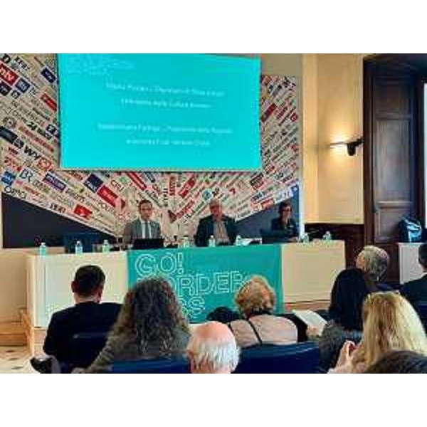 La presentazione del programma di GO! 2025 Nova Gorica Gorizia Capitale Europea della Cultura nella sede dellAssociazione stampa estera a Palazzo Grazioli a Roma. - La presentazione del programma di GO! 2025 Nova Gorica Gorizia Capitale Europea della Cultura nella sede dellAssociazione stampa estera a Palazzo Grazioli a Roma. 