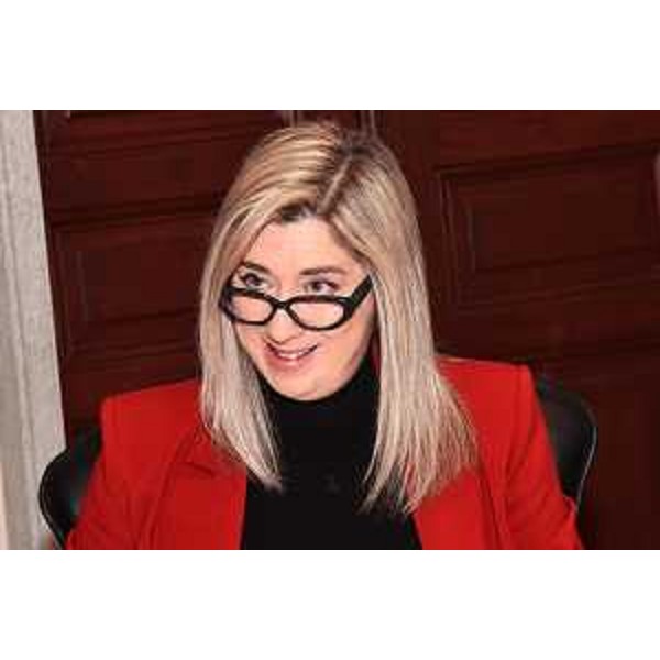 L'assessore Amirante durante la riunione di Giunta - L'assessore Amirante durante la riunione di Giunta