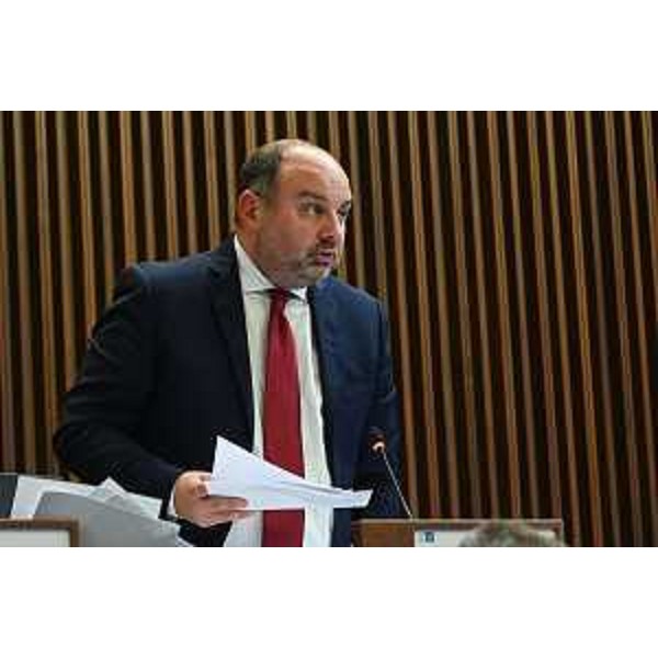 Il capogruppo del Pd (Diego Moretti) - Il capogruppo del Pd (Diego Moretti)