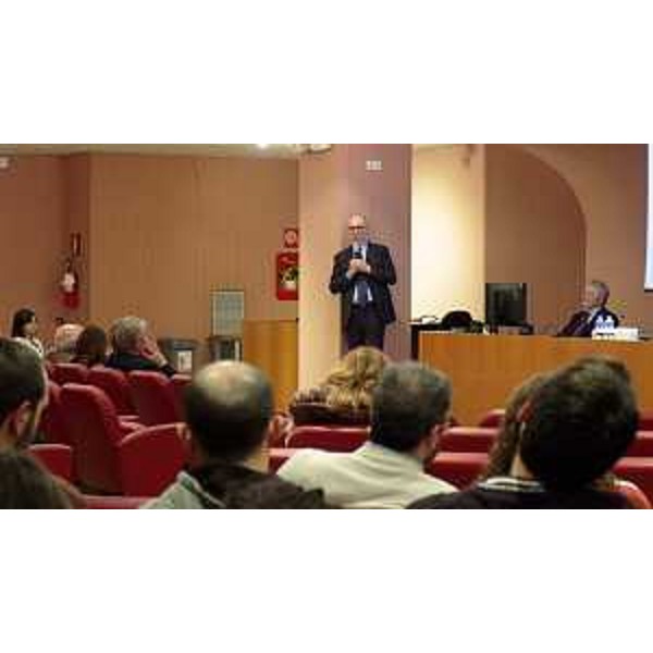 Una fase dell'incontro svoltosi oggi a Monfalcone - Una fase dell'incontro svoltosi oggi a Monfalcone