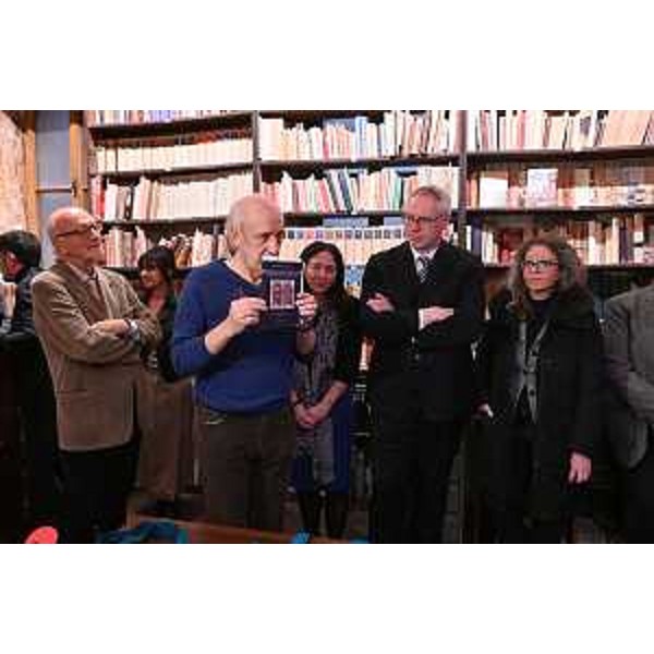 L'intervento di Stelio Vinci, uno degli autori del libro "La libreria del poeta Umberto Saba" - L'intervento di Stelio Vinci, uno degli autori del libro "La libreria del poeta Umberto Saba"