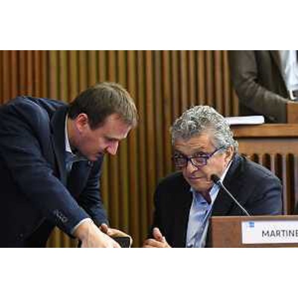 Da sinistra: Massimiliano Pozzo e Francesco Martines (Pd) - Da sinistra: Massimiliano Pozzo e Francesco Martines (Pd)