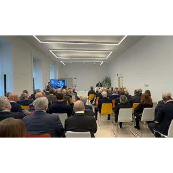 Un istante durante l'intitolazione della sala Biasutti a Trieste - Un istante durante l'intitolazione della sala Biasutti a Trieste