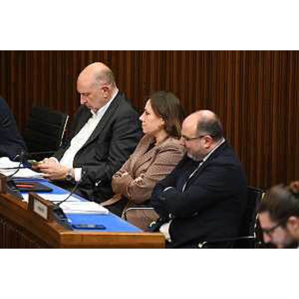 Da sx, i dem Roberto Cosolini, Manuela Celotti e Diego Moretti - Da sx, i dem Roberto Cosolini, Manuela Celotti e Diego Moretti