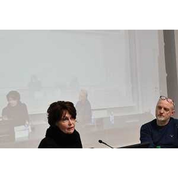 L'assessore Rosolen durante il suo intervento - L'assessore Rosolen durante il suo intervento