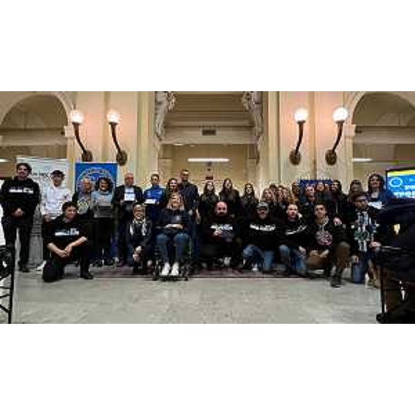 Una fase della cerimonia svoltasi oggi a Udine - Una fase della cerimonia svoltasi oggi a Udine