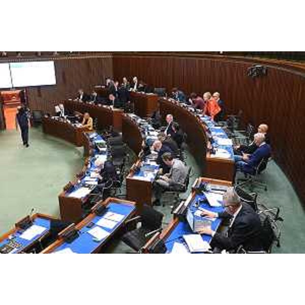 L'Aula durante i lavori - L'Aula durante i lavori